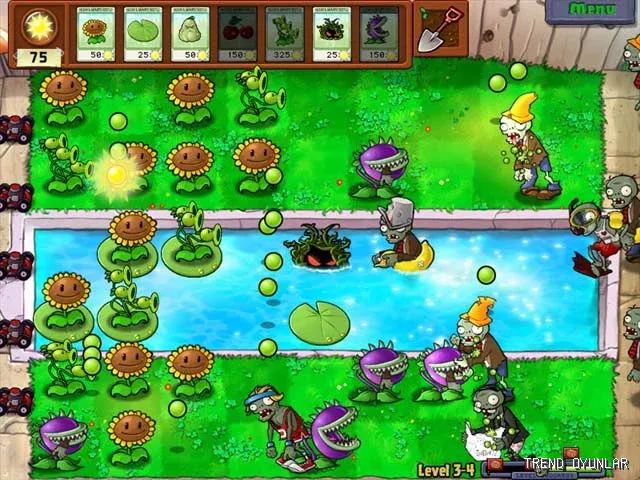Plants vs. Zombies ekran görüntüsü 4 - Strateji oyunu