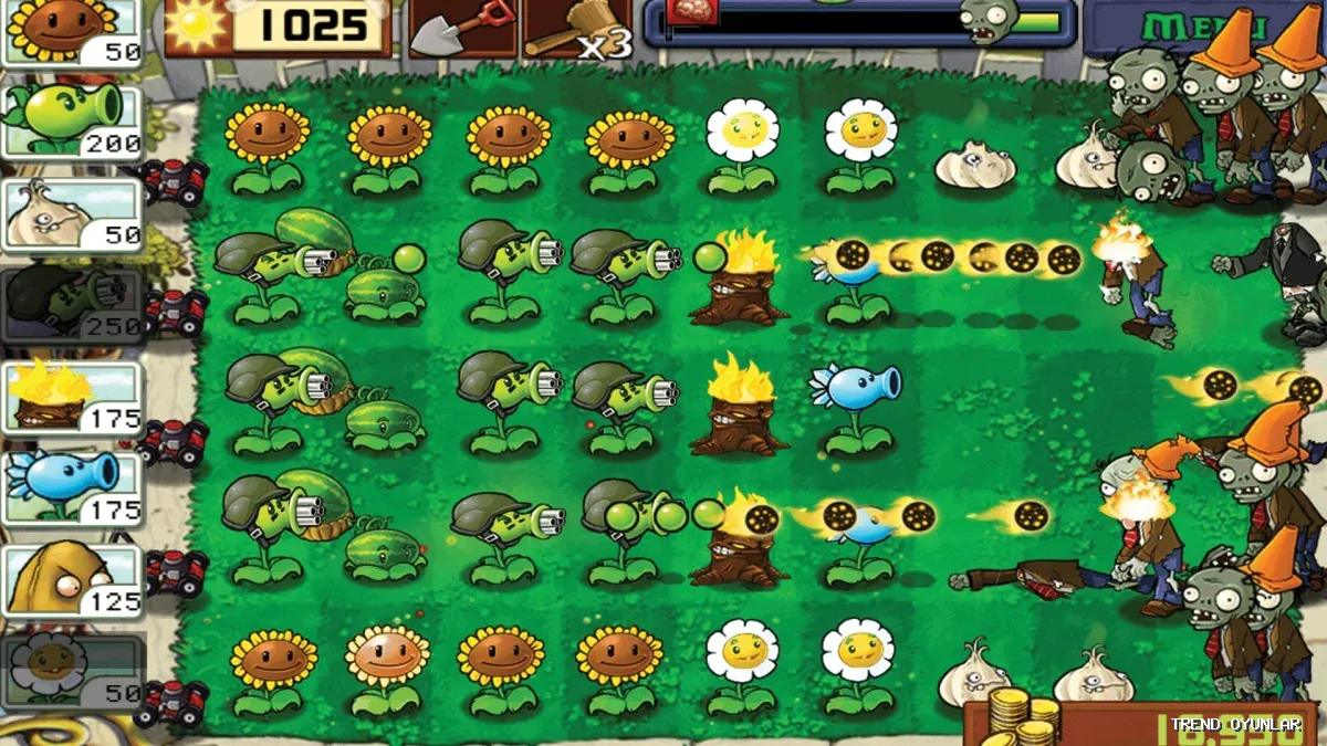 Plants vs. Zombies ekran görüntüsü 6 - Strateji oyunu