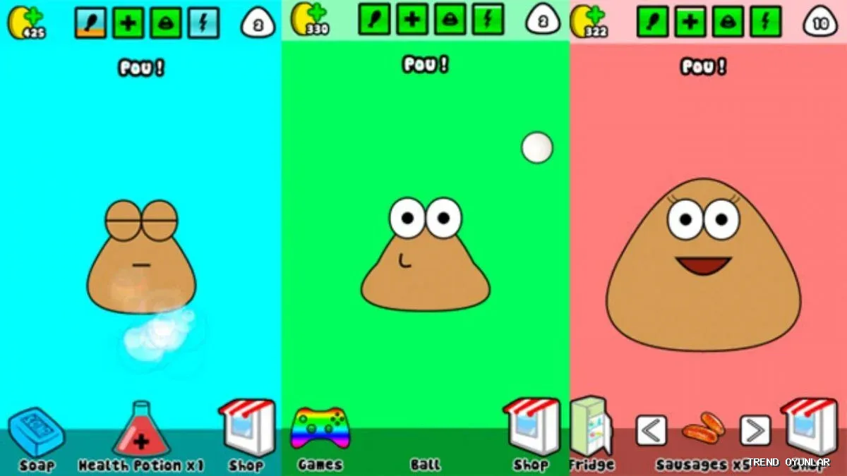 Pou ekran görüntüsü 7 - Simülasyon oyunu