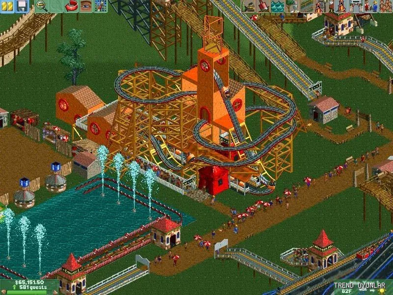 RollerCoaster Tycoon 2 ekran görüntüsü 4 - Simülasyon oyunu