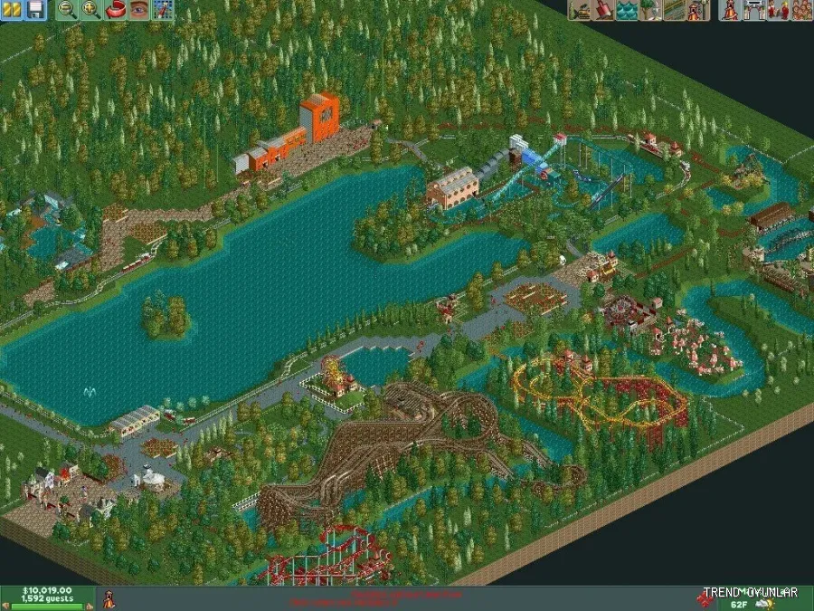 RollerCoaster Tycoon 2 ekran görüntüsü 6 - Simülasyon oyunu