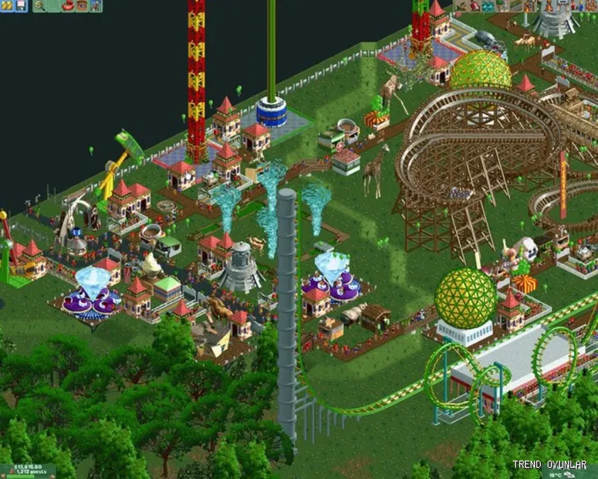 RollerCoaster Tycoon 2 ekran görüntüsü 7 - Simülasyon oyunu