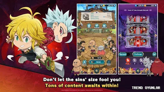 Seven Deadly Sins: Idle ekran görüntüsü 2 - Zeka oyunu