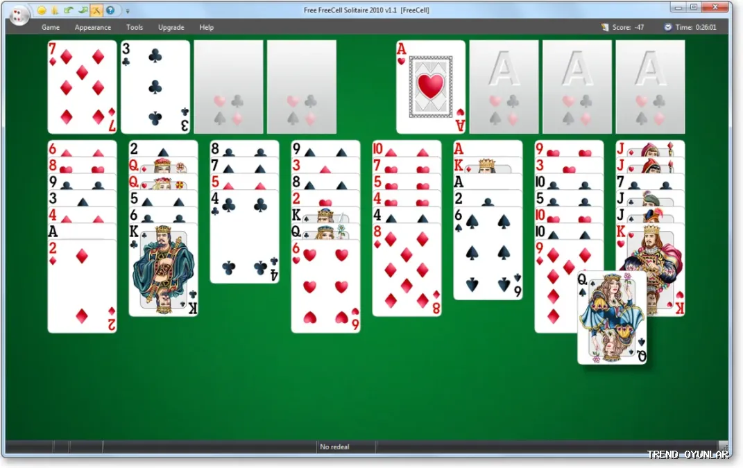 Solitaire ekran görüntüsü 2 - Zeka oyunu