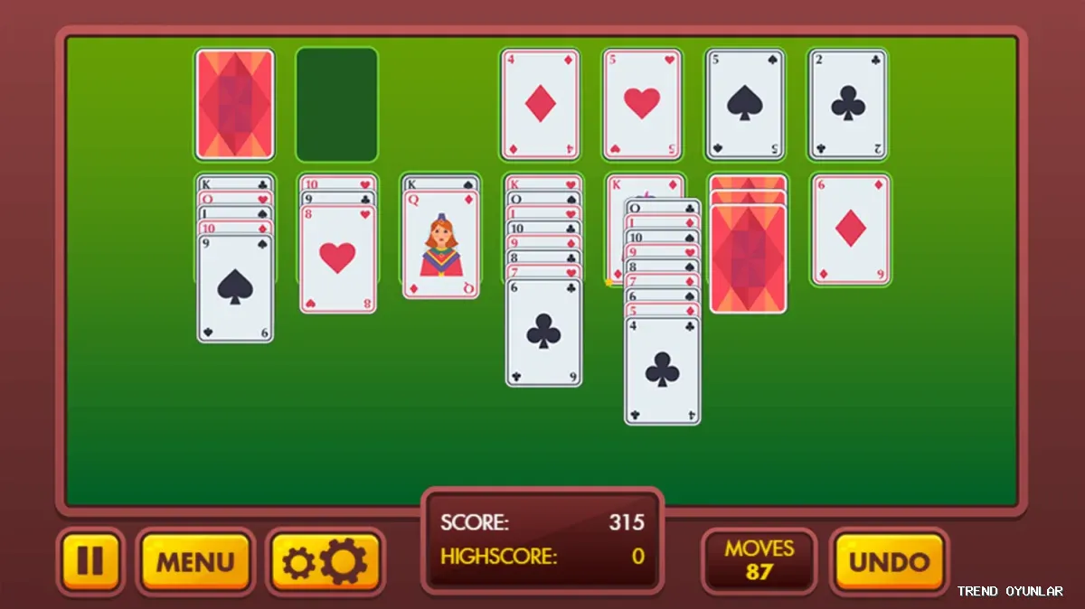 Solitaire ekran görüntüsü 3 - Zeka oyunu