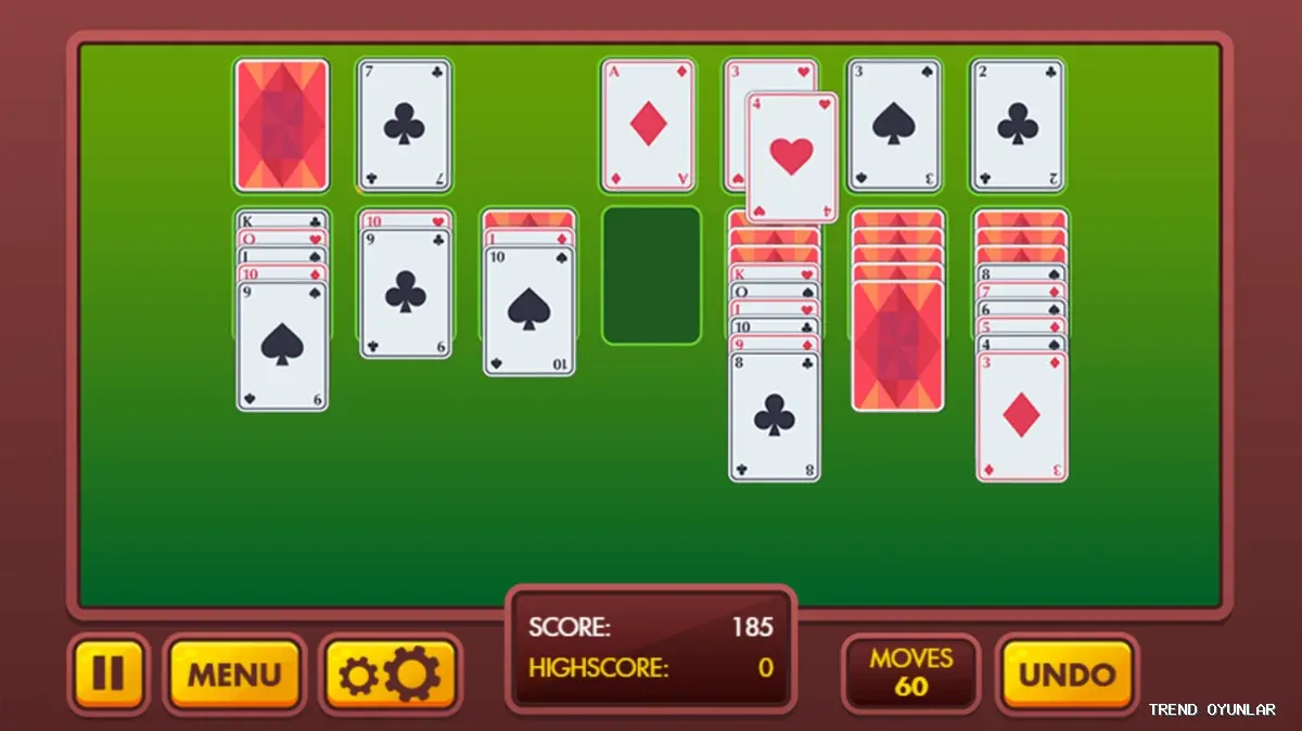 Solitaire ekran görüntüsü 6 - Zeka oyunu