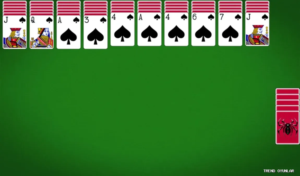 Spider Solitaire ekran görüntüsü 3 - Zeka oyunu