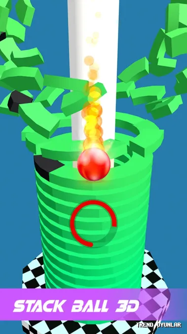 Stack Ball ekran görüntüsü 3 - Aksiyon oyunu