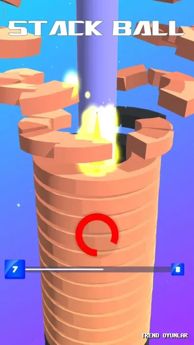 Stack Ball ekran görüntüsü 4 - Aksiyon oyunu