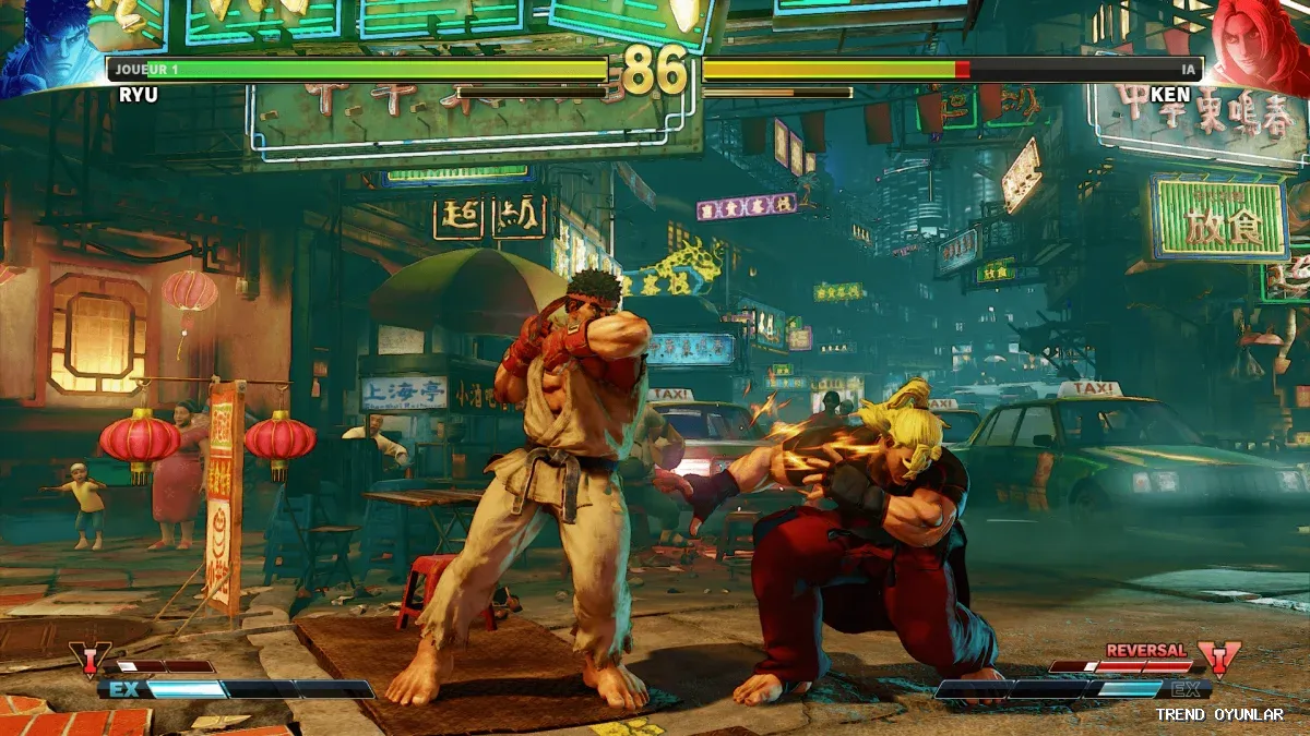 Street Fighter V ekran görüntüsü 2 - Yarış oyunu