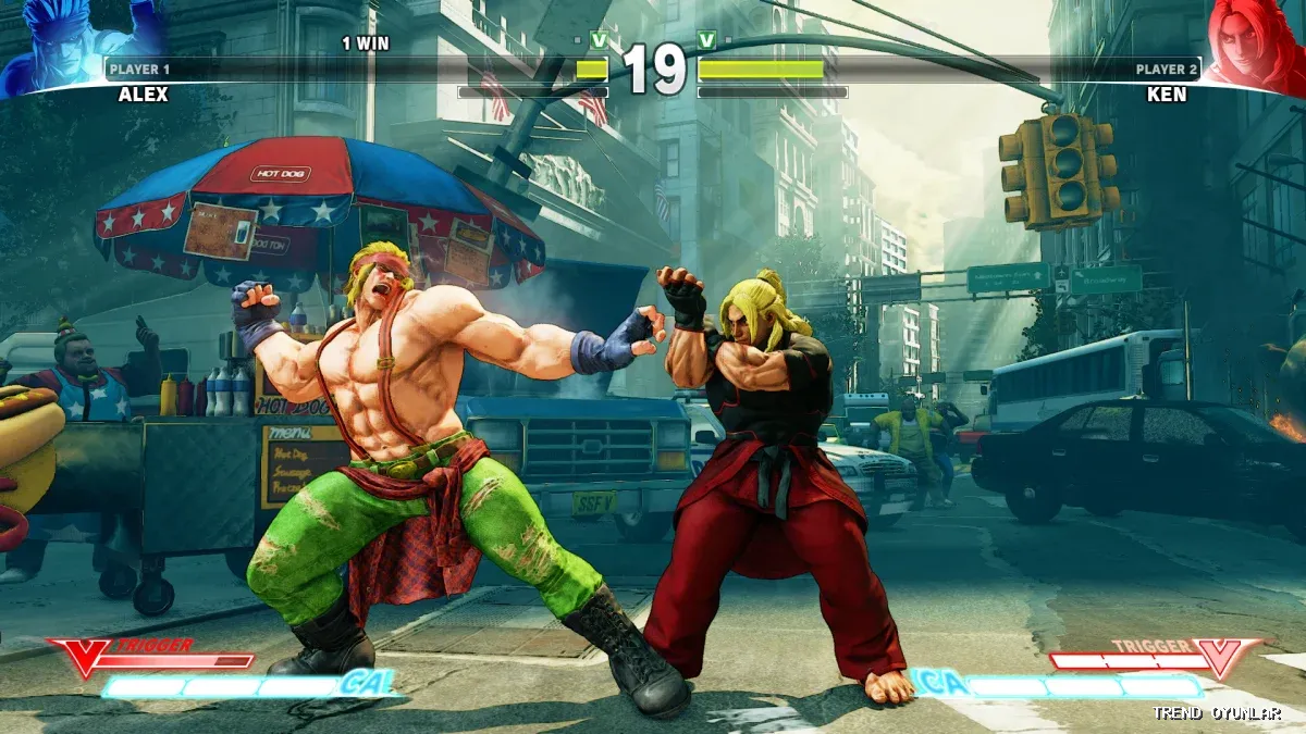 Street Fighter V ekran görüntüsü 5 - Yarış oyunu
