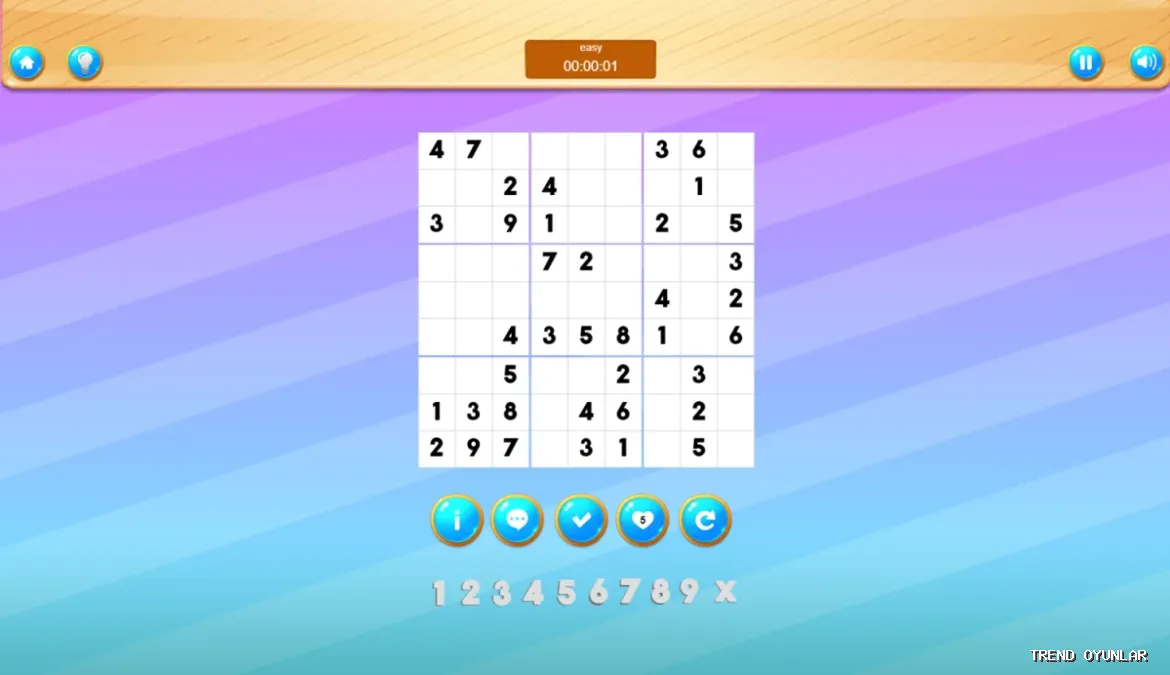 Sudoku.com ekran görüntüsü 3 - Zeka oyunu