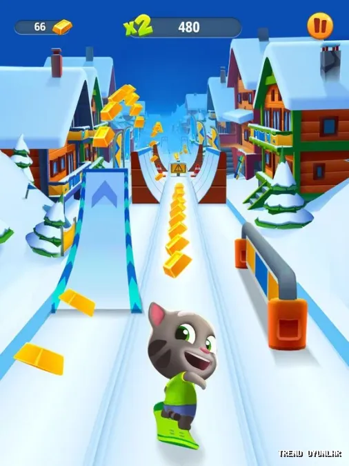 Talking Tom Gold Run ekran görüntüsü 2 - Simülasyon oyunu