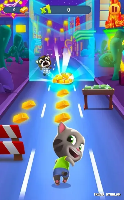Talking Tom Gold Run ekran görüntüsü 4 - Simülasyon oyunu