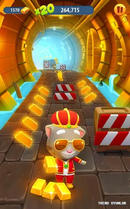 Talking Tom Gold Run ekran görüntüsü 5 - Simülasyon oyunu