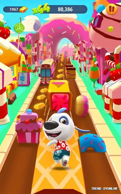Talking Tom Gold Run ekran görüntüsü 6 - Simülasyon oyunu