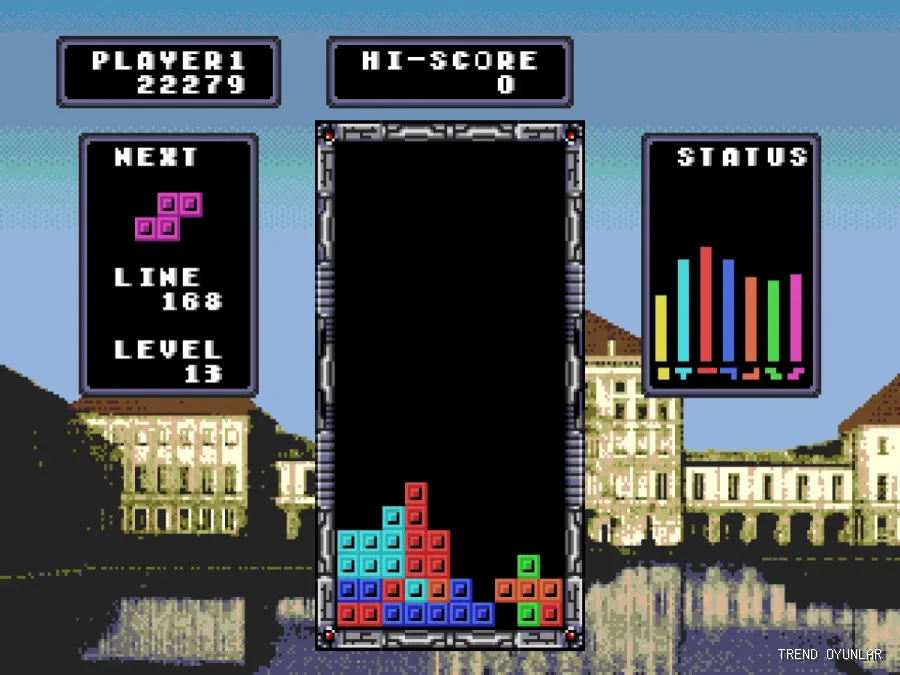 Tetris ekran görüntüsü 3 - Zeka oyunu