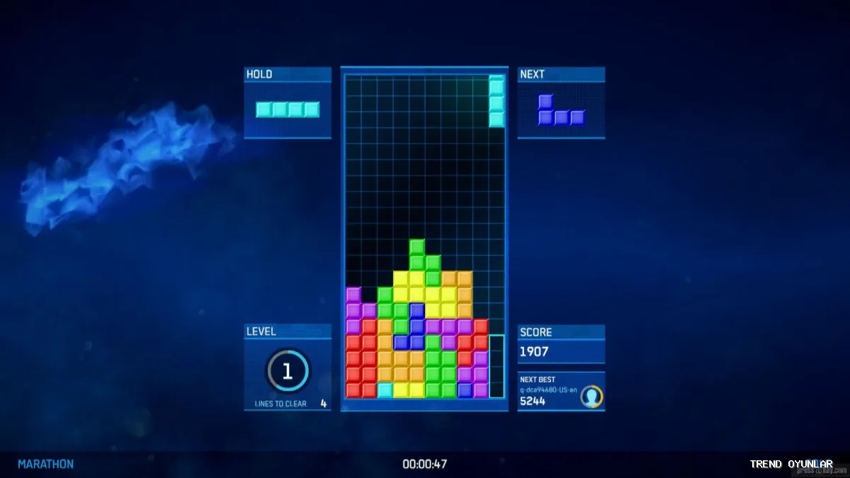 Tetris ekran görüntüsü 5 - Zeka oyunu
