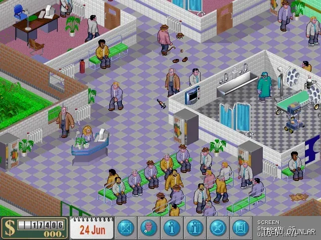 Theme Hospital ekran görüntüsü 4 - Simülasyon oyunu