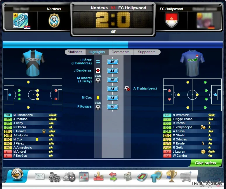 Top Eleven ekran görüntüsü 6 - Spor oyunu