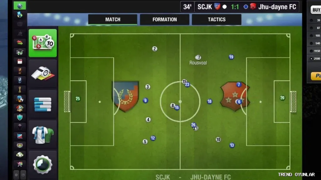 Top Eleven ekran görüntüsü 7 - Spor oyunu