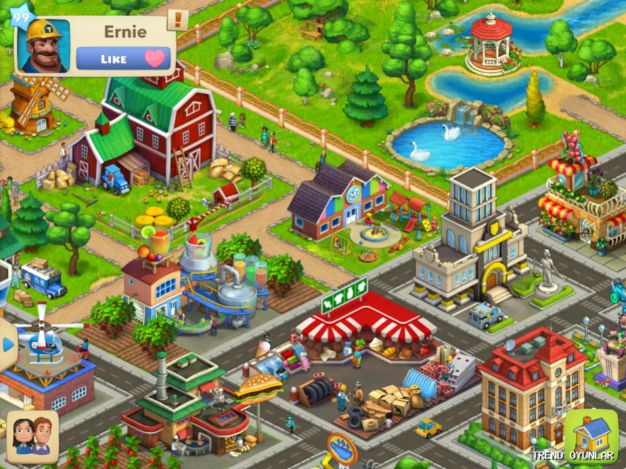 Township ekran görüntüsü 3 - Zeka oyunu