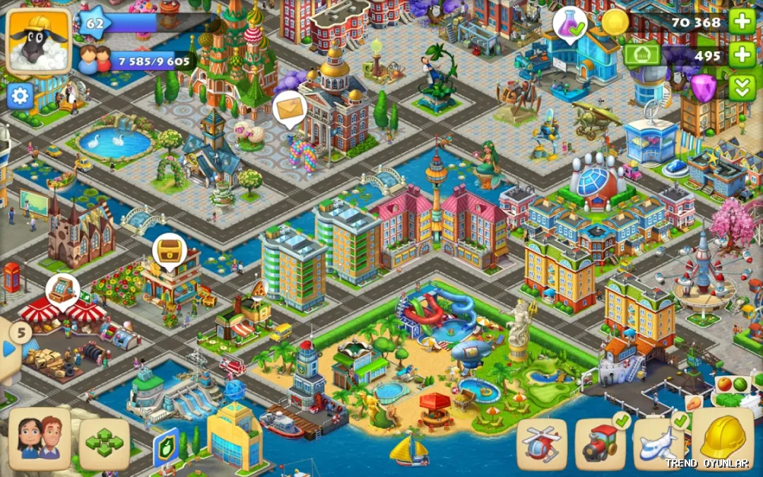 Township ekran görüntüsü 7 - Zeka oyunu