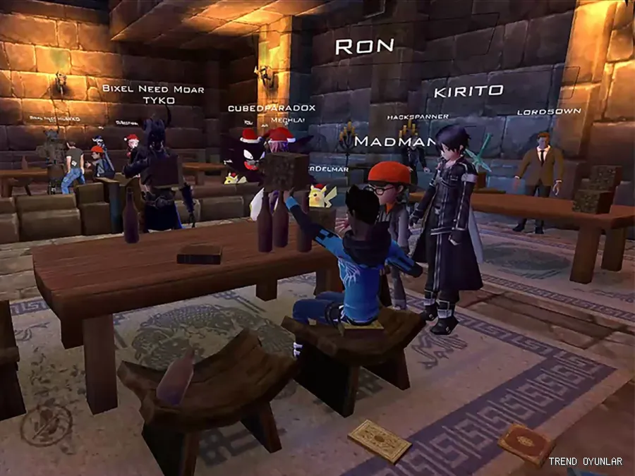 VRChat ekran görüntüsü 2 - Macera oyunu