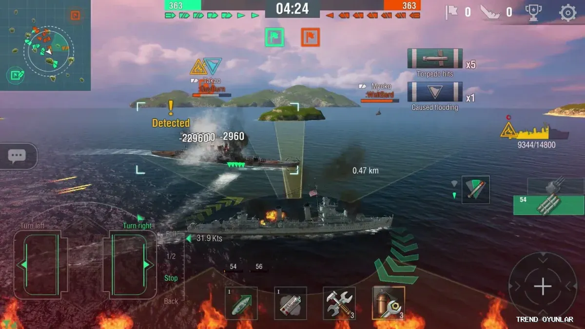 Warships Blitz ekran görüntüsü 2 - Strateji oyunu
