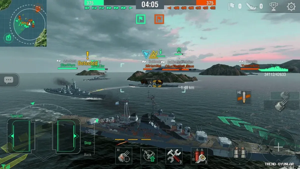 Warships Blitz ekran görüntüsü 3 - Strateji oyunu