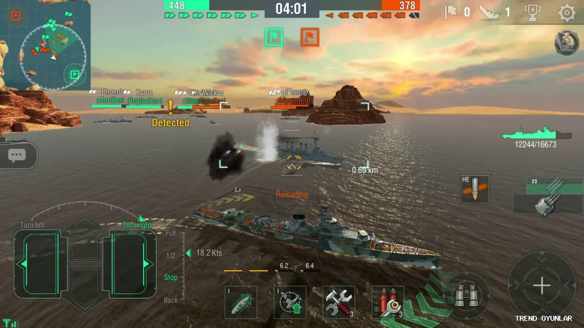 Warships Blitz ekran görüntüsü 6 - Strateji oyunu