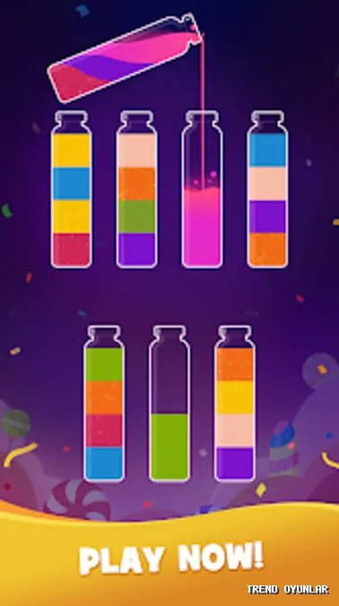 Water Sort Puzzle ekran görüntüsü 2 - Zeka oyunu