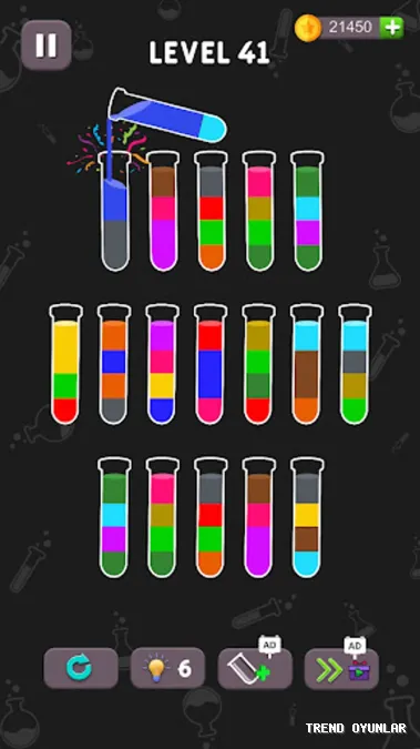 Water Sort Puzzle ekran görüntüsü 6 - Zeka oyunu