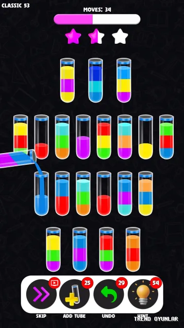 Water Sort Puzzle ekran görüntüsü 7 - Zeka oyunu