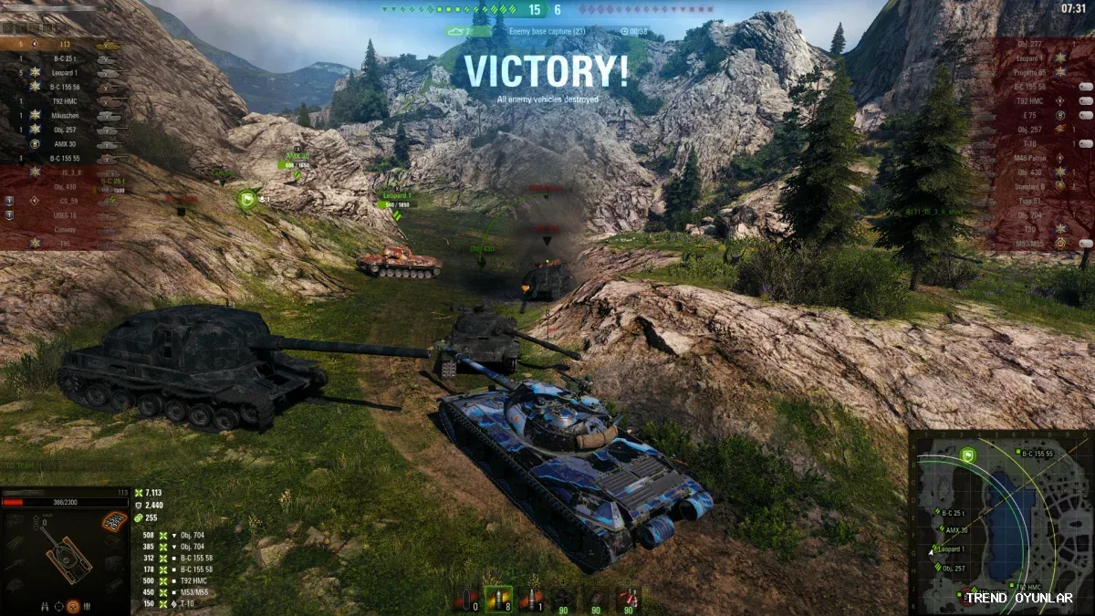World of Tanks ekran görüntüsü 6 - Strateji oyunu